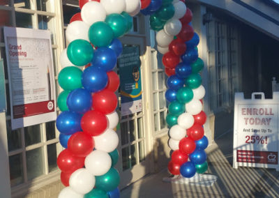 C2 Education Grand Opening Balloon Arch