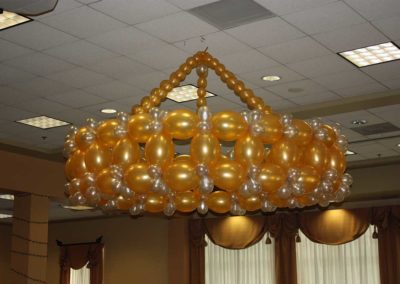 Gold Balloon Chandelier