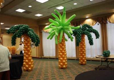 Palm Tree Theme Balloon Stands