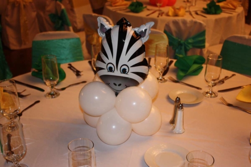 Baby Zebra Centerpiece