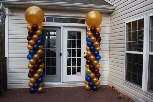 Deck Entrance Balloon Columns