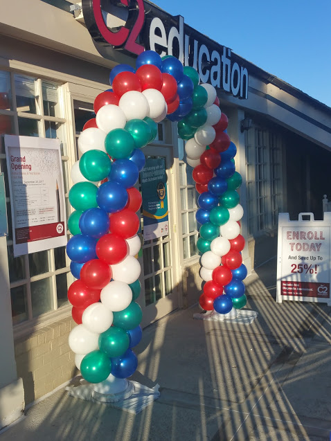 C2 Education Grand Opening Balloon Arch