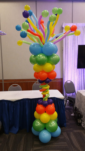 Colorful Whimsical Column