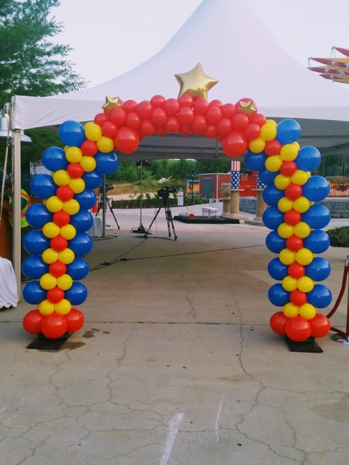 Six Flags Wonder Woman Arch