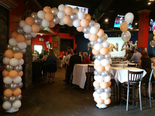 Hannah Bat Mitzvah Balloon Arch