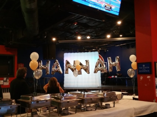 Hannah Bat Mitzvah Stage Decor