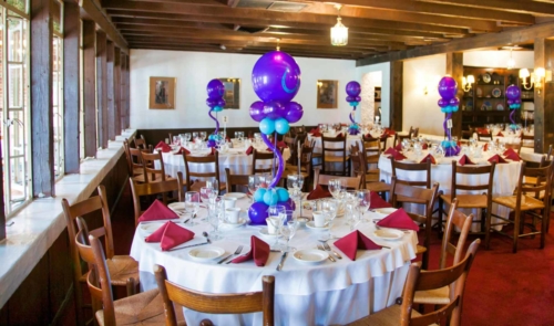 Mitzvah Colorful Balloon Centerpiece