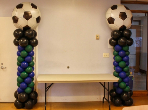 Soccer Ball Columns