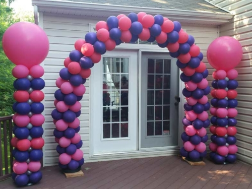 Entrance Arch and Column Decor